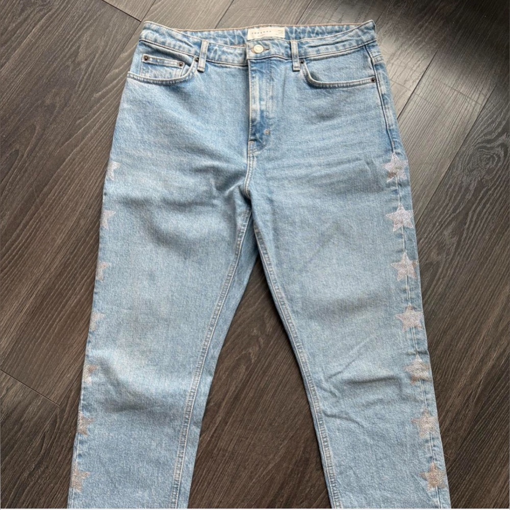 Topshop Bedazzled Jeans